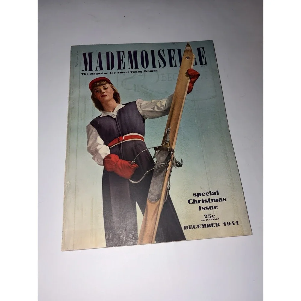 Mademoiselle Magazine December 1941 Special Christmas Issue